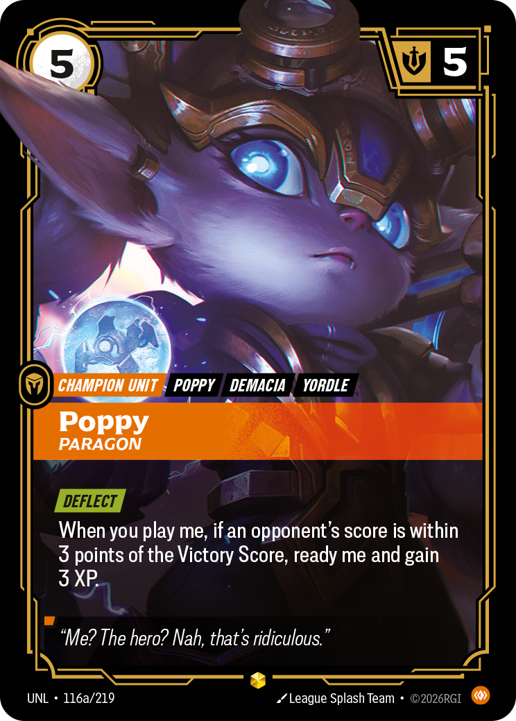 Riftbound Champion Unit: Poppy