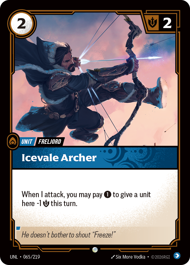 Riftbound Unit: Icevale Archer
