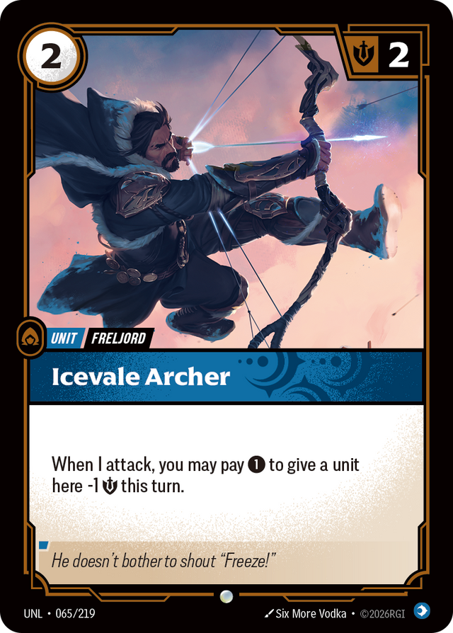 Riftbound Unit: Icevale Archer