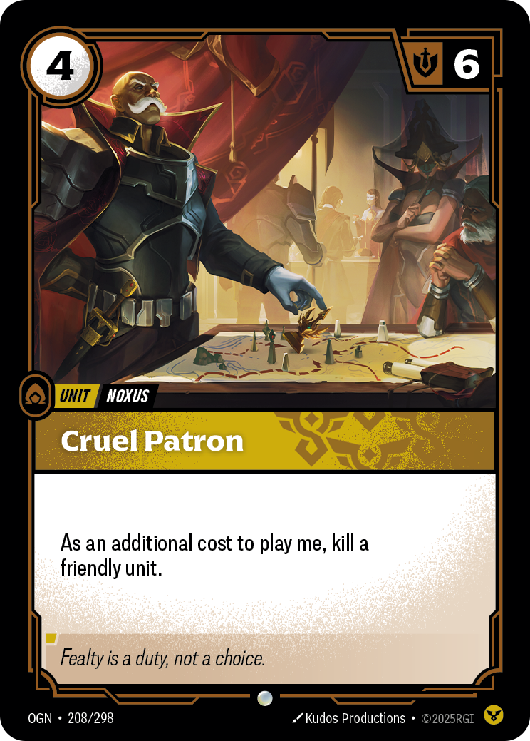 Riftbound Unit: Cruel Patron