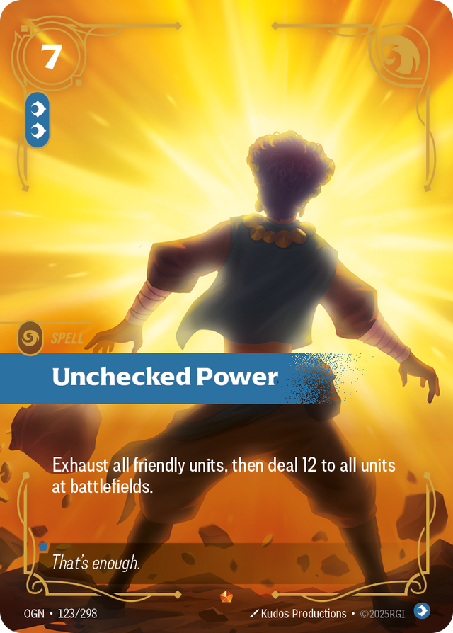 Riftbound Spell: Unchecked Power