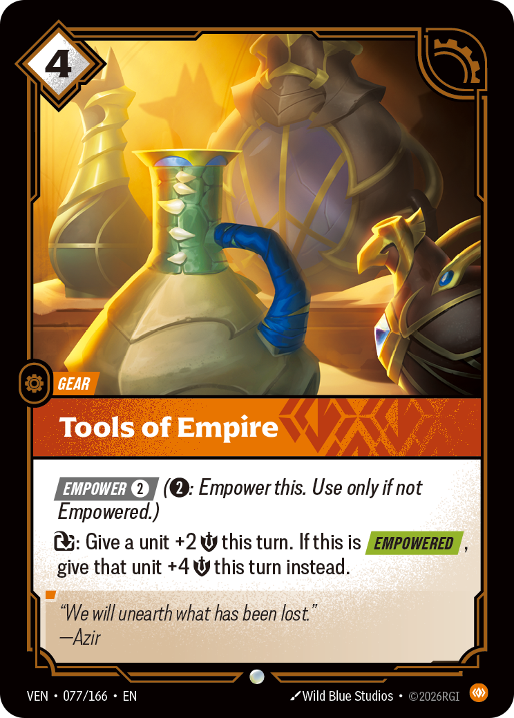 Riftbound Gear: Tools of Empire