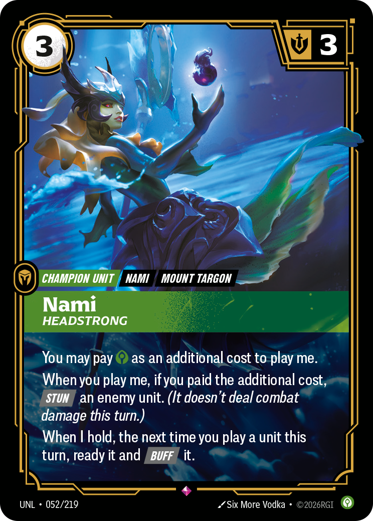 Riftbound Champion Unit: Nami