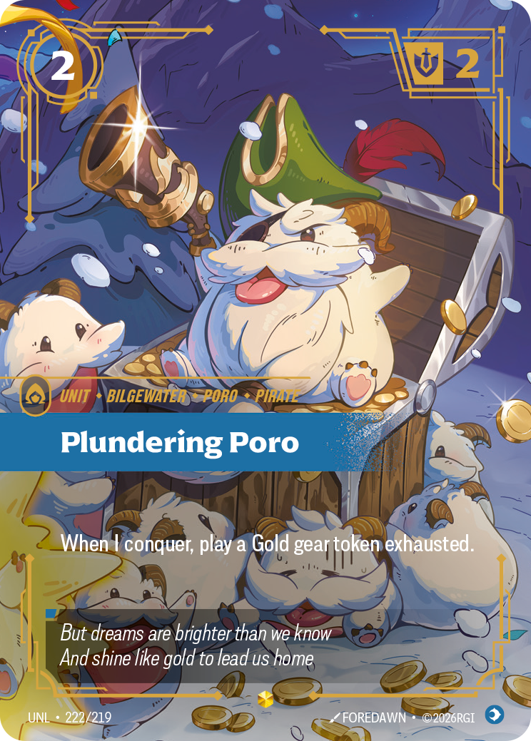 Riftbound Unit: Plundering Poro