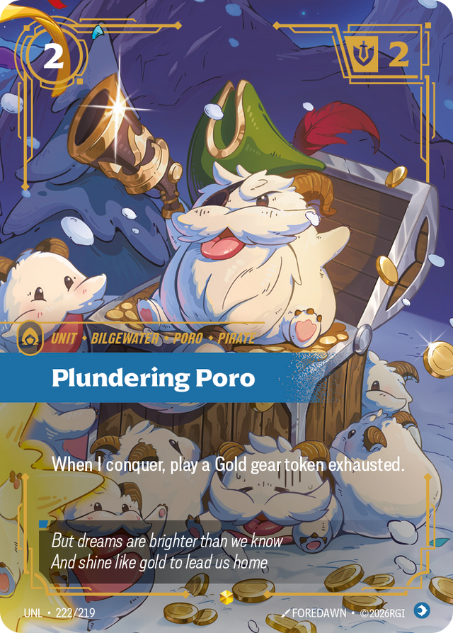 Riftbound Unit: Plundering Poro