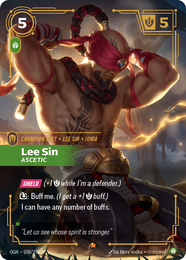 Riftbound Champion Unit: Lee Sin