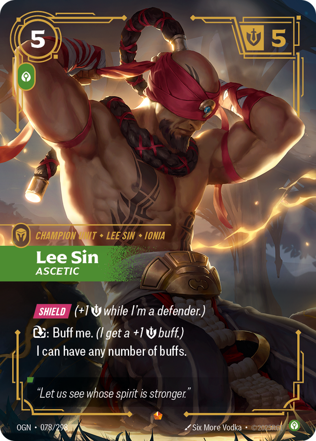 Riftbound Champion Unit: Lee Sin