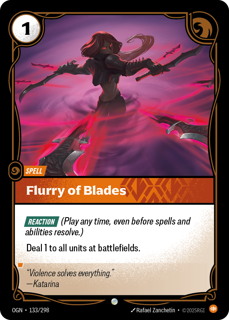 Riftbound Spell: Flurry of Blades