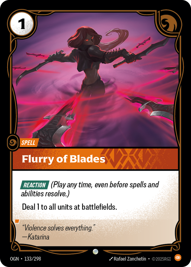 Riftbound Spell: Flurry of Blades