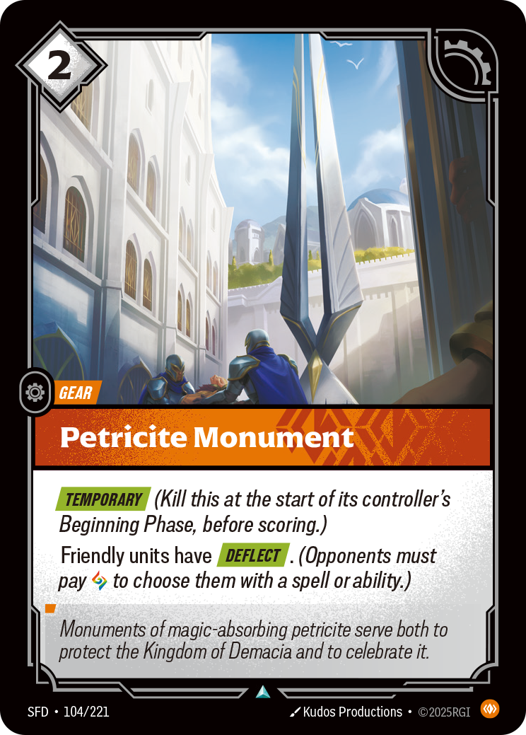 Riftbound Gear: Petricite Monument