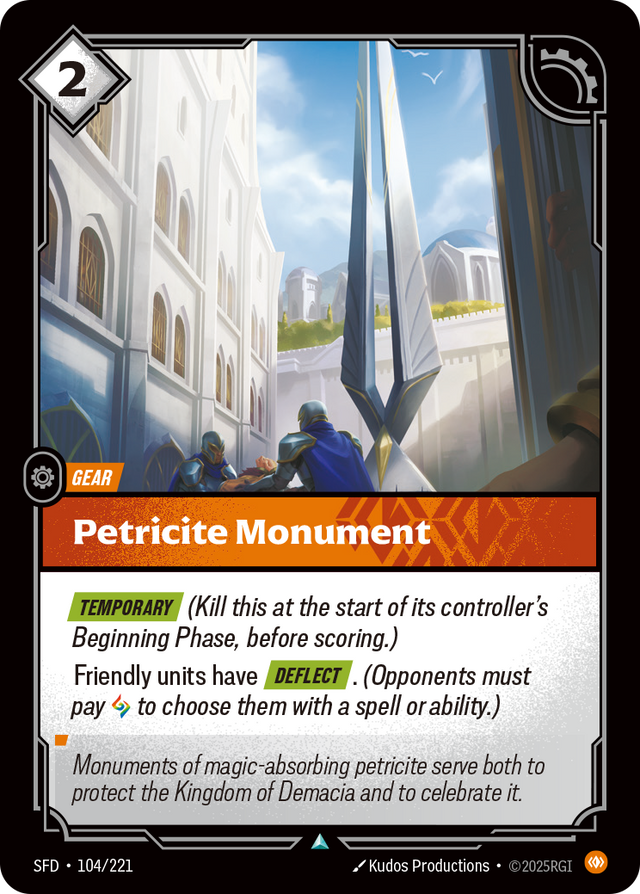 Riftbound Gear: Petricite Monument
