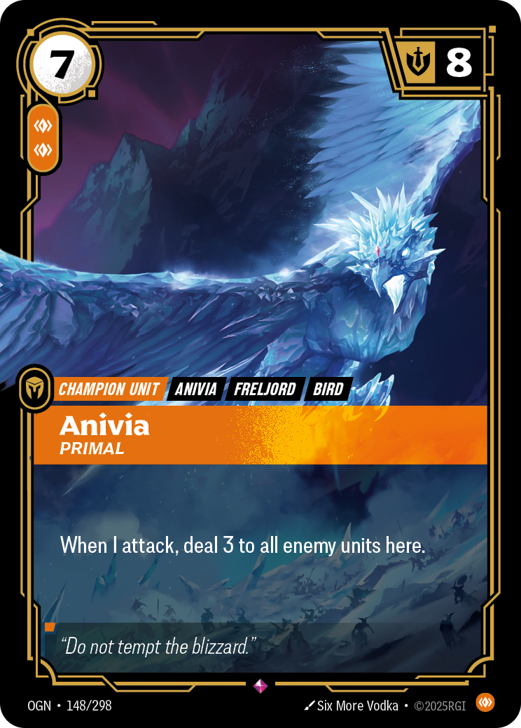 Riftbound Champion Unit: Anivia