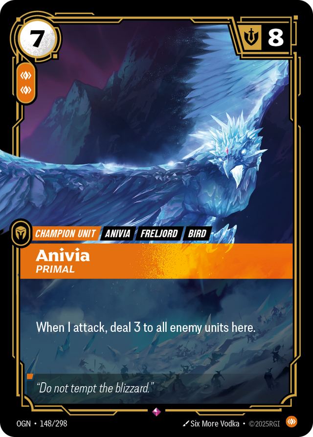 Riftbound Champion Unit: Anivia