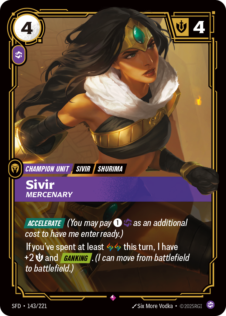 Riftbound Champion Unit: Sivir
