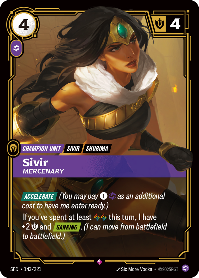Riftbound Champion Unit: Sivir