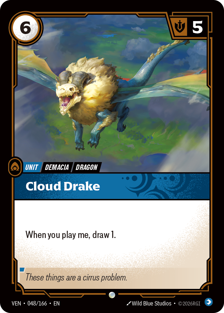 Riftbound Unit: Cloud Drake