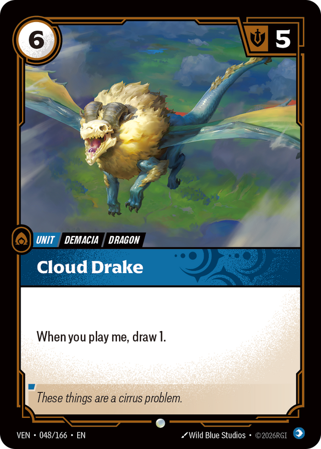 Riftbound Unit: Cloud Drake