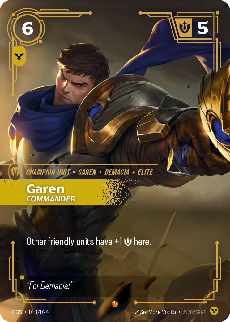 Riftbound Champion Unit: Garen