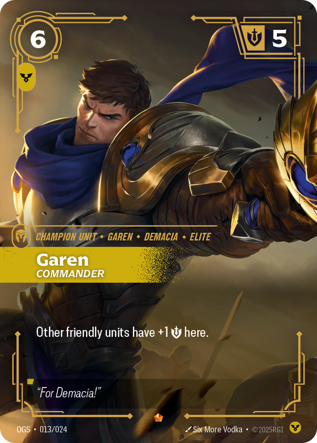 Riftbound Champion Unit: Garen