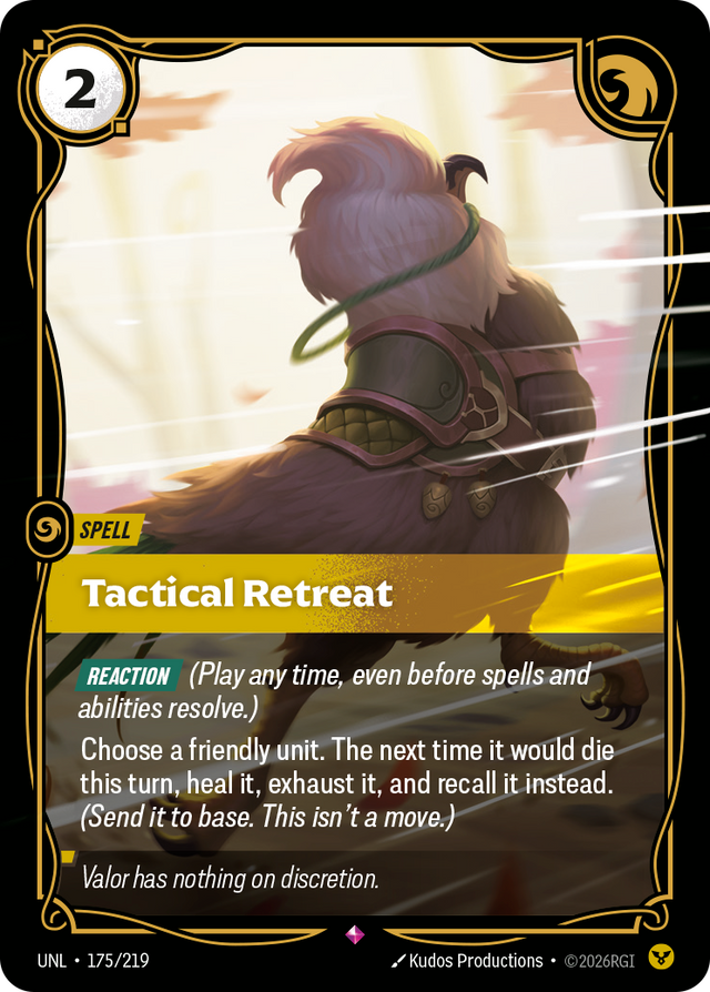 Riftbound Spell: Tactical Retreat