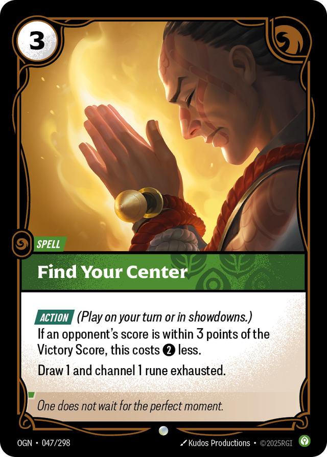 Riftbound Spell: Find Your Center