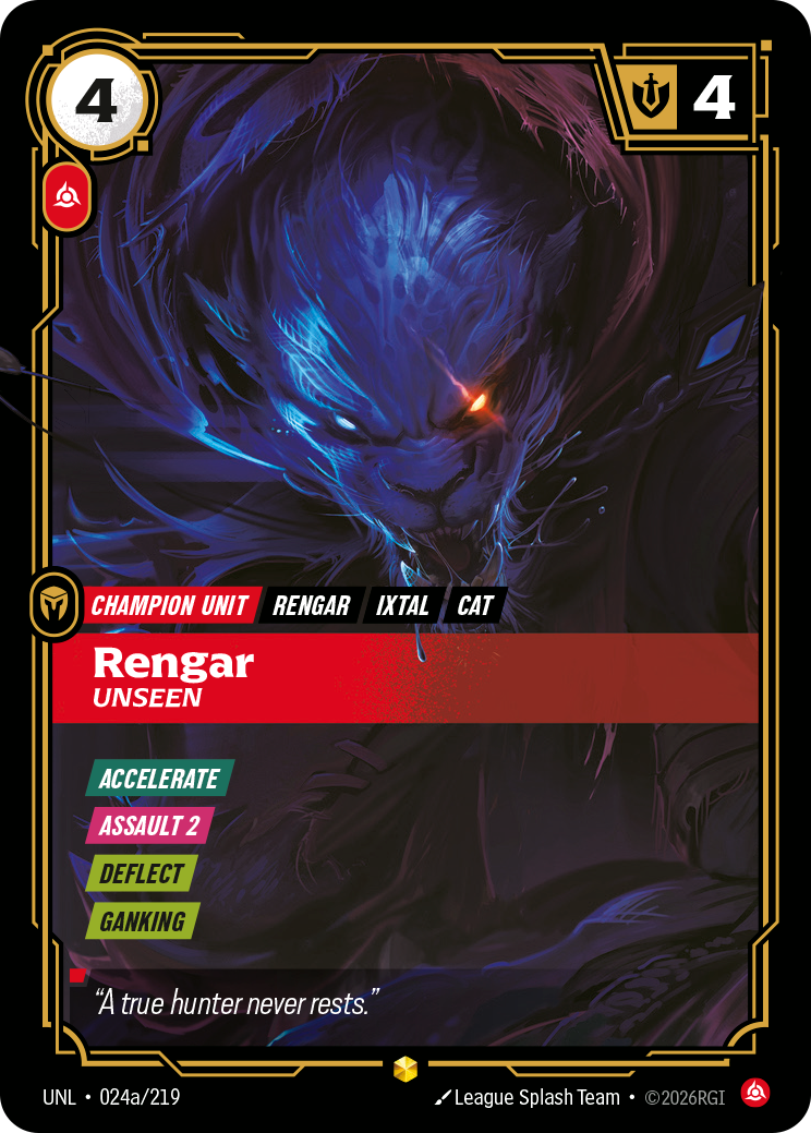 Riftbound Champion Unit: Rengar