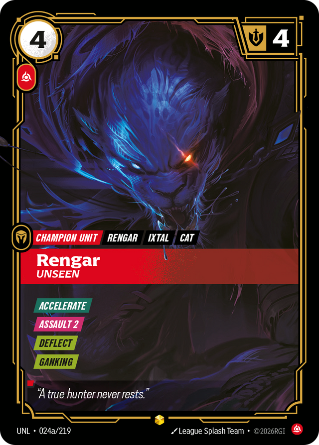 Riftbound Champion Unit: Rengar
