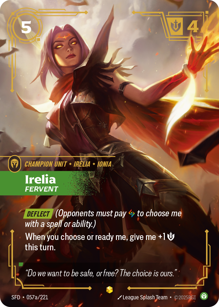 Riftbound Champion Unit: Irelia