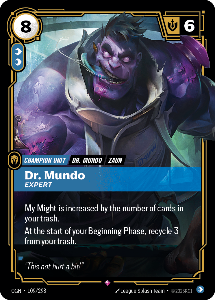 Riftbound Champion Unit: Dr. Mundo