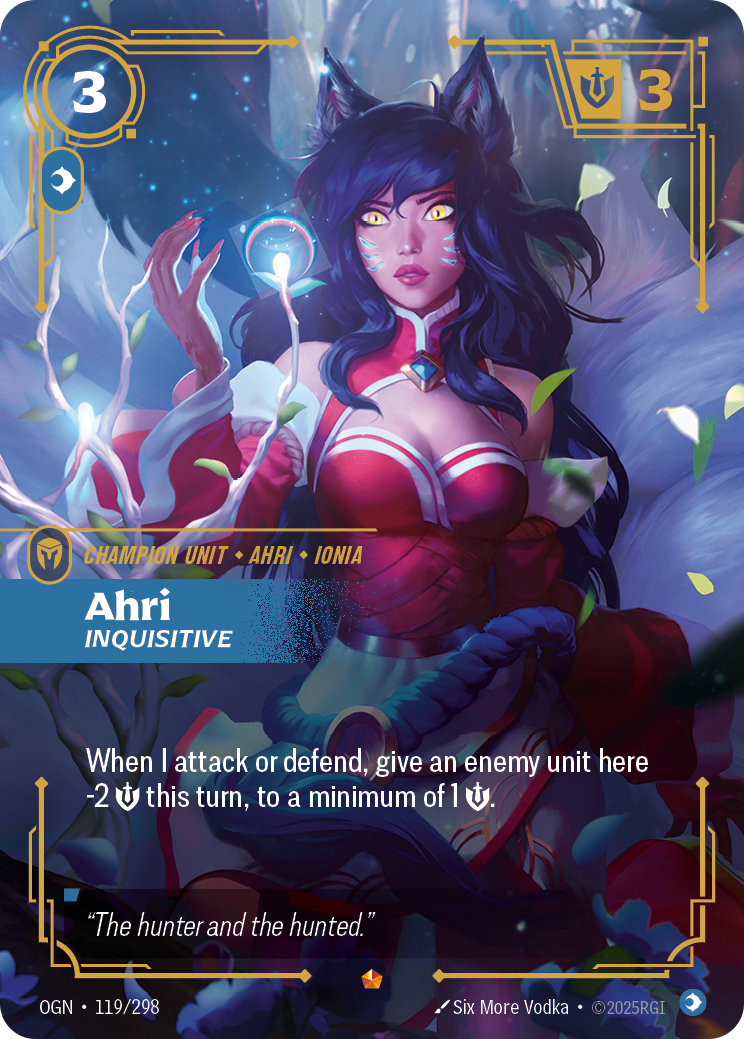 Riftbound Champion Unit: Ahri