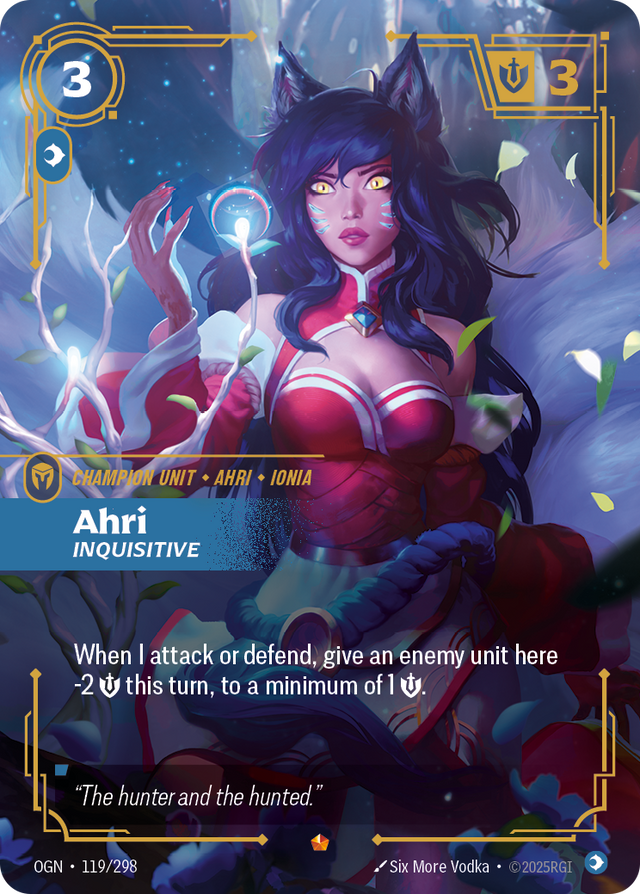 Riftbound Champion Unit: Ahri