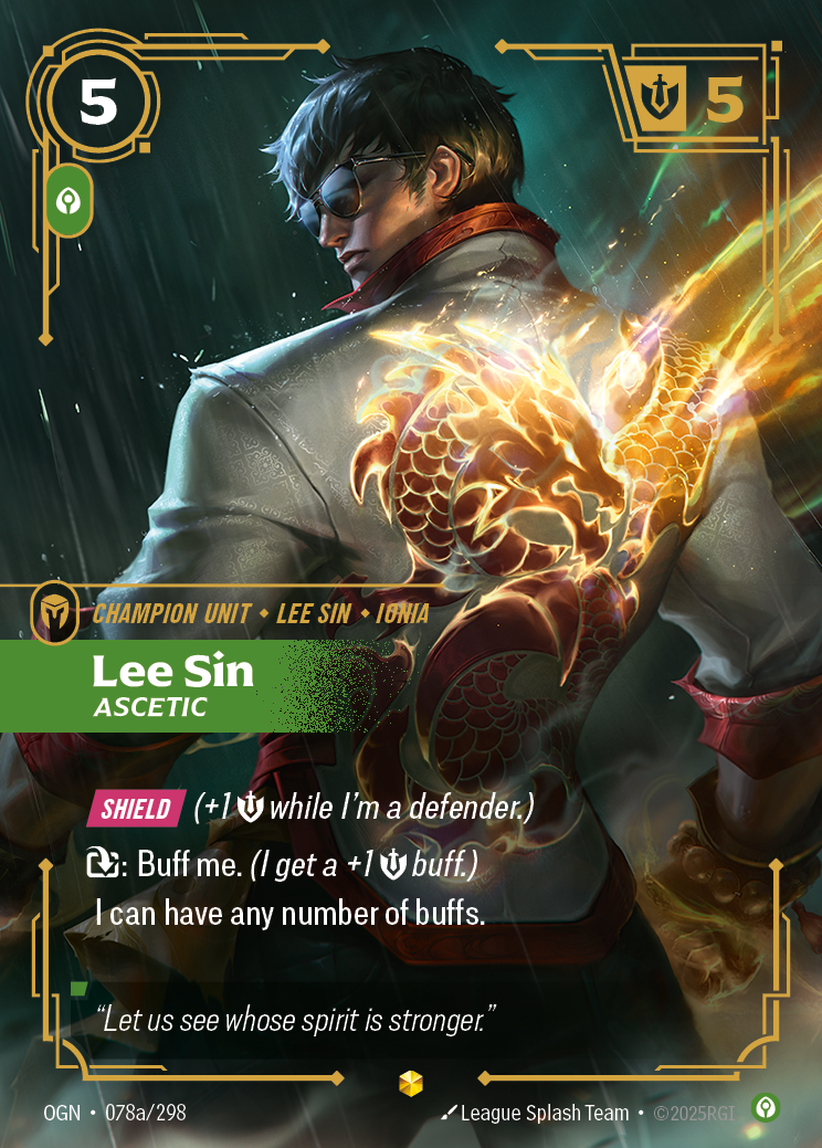 Riftbound Champion Unit: Lee Sin