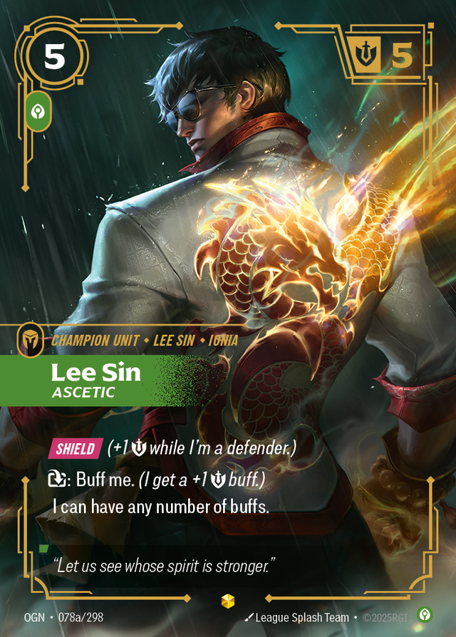 Riftbound Champion Unit: Lee Sin