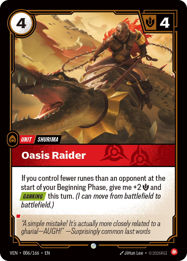 Riftbound Unit: Oasis Raider