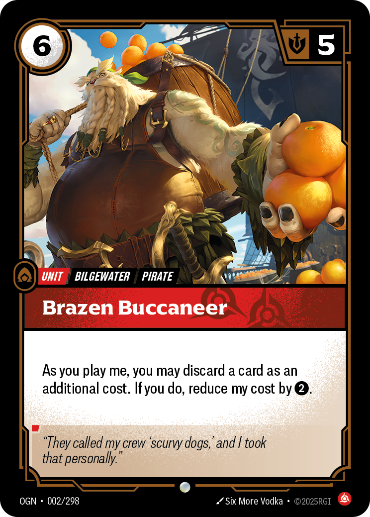 Riftbound Unit: Brazen Buccaneer