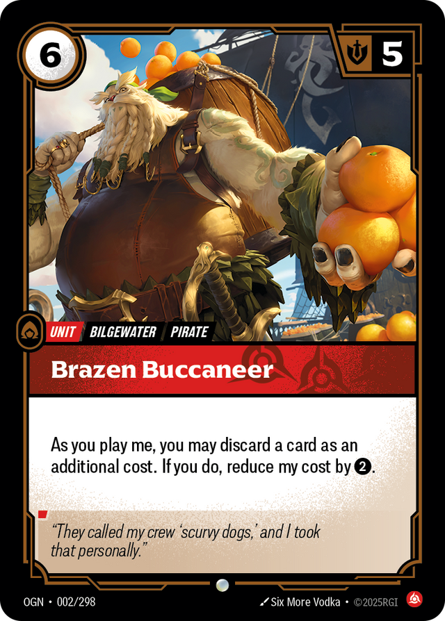 Riftbound Unit: Brazen Buccaneer