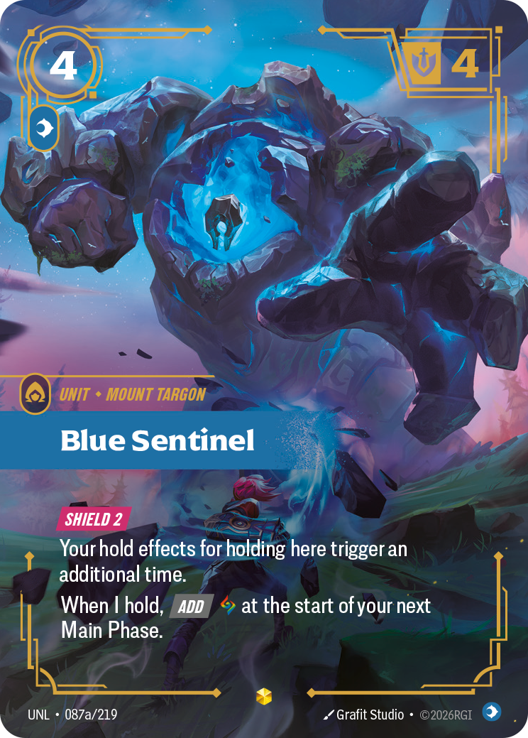 Riftbound Unit: Blue Sentinel