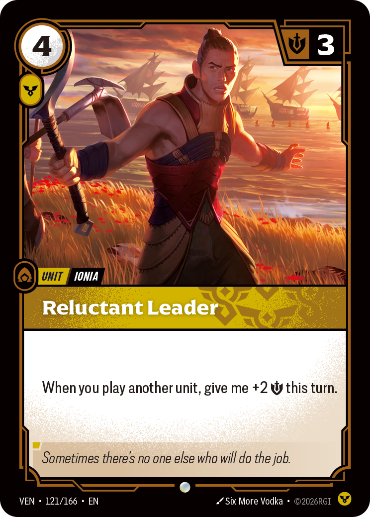 Riftbound Unit: Reluctant Leader