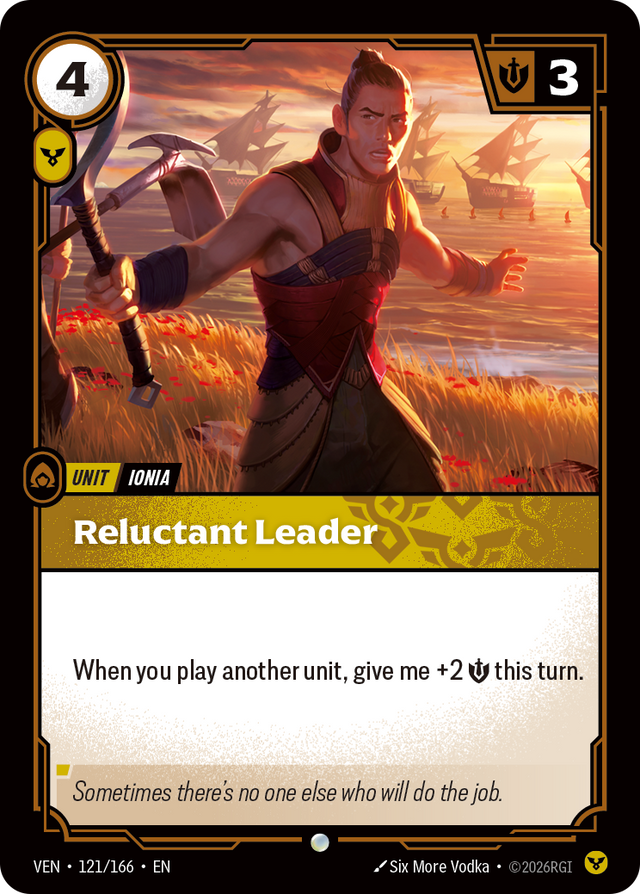 Riftbound Unit: Reluctant Leader