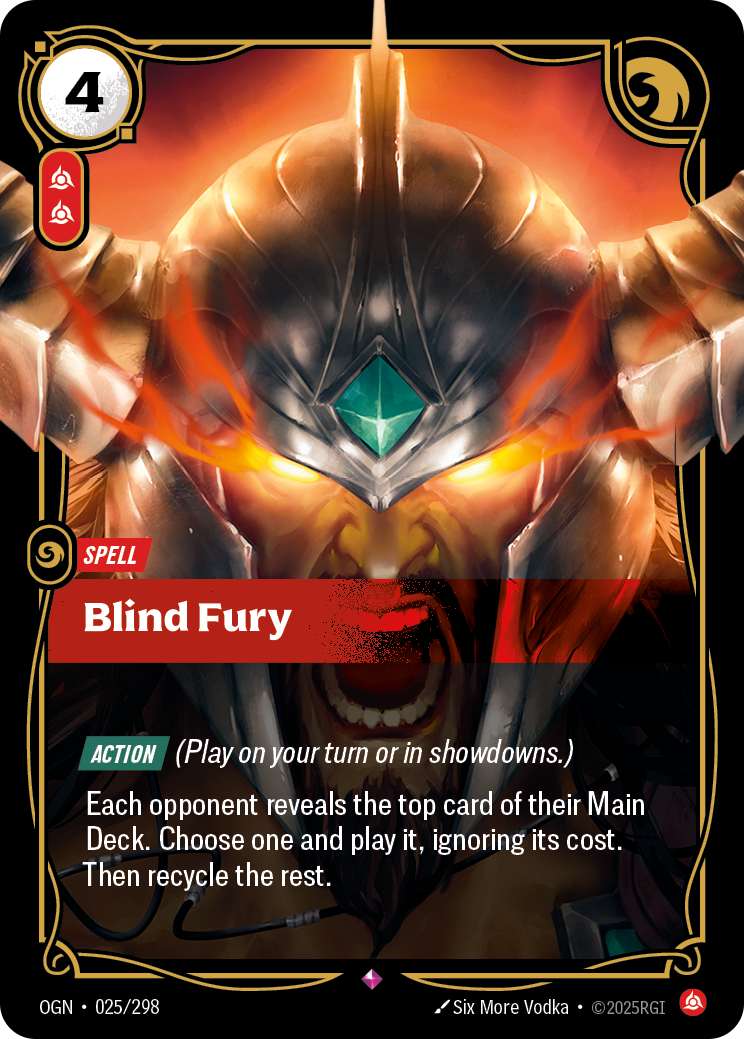 Riftbound Spell: Blind Fury