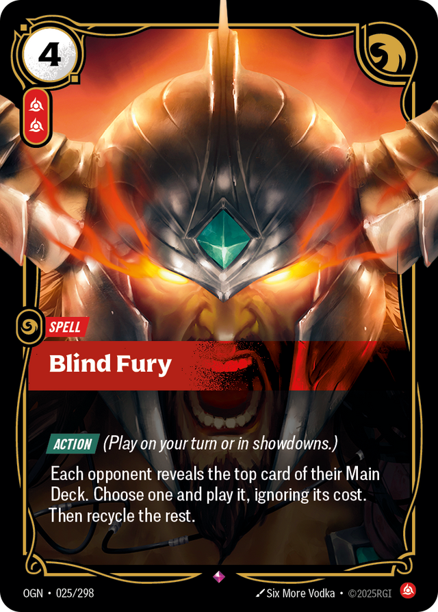 Riftbound Spell: Blind Fury
