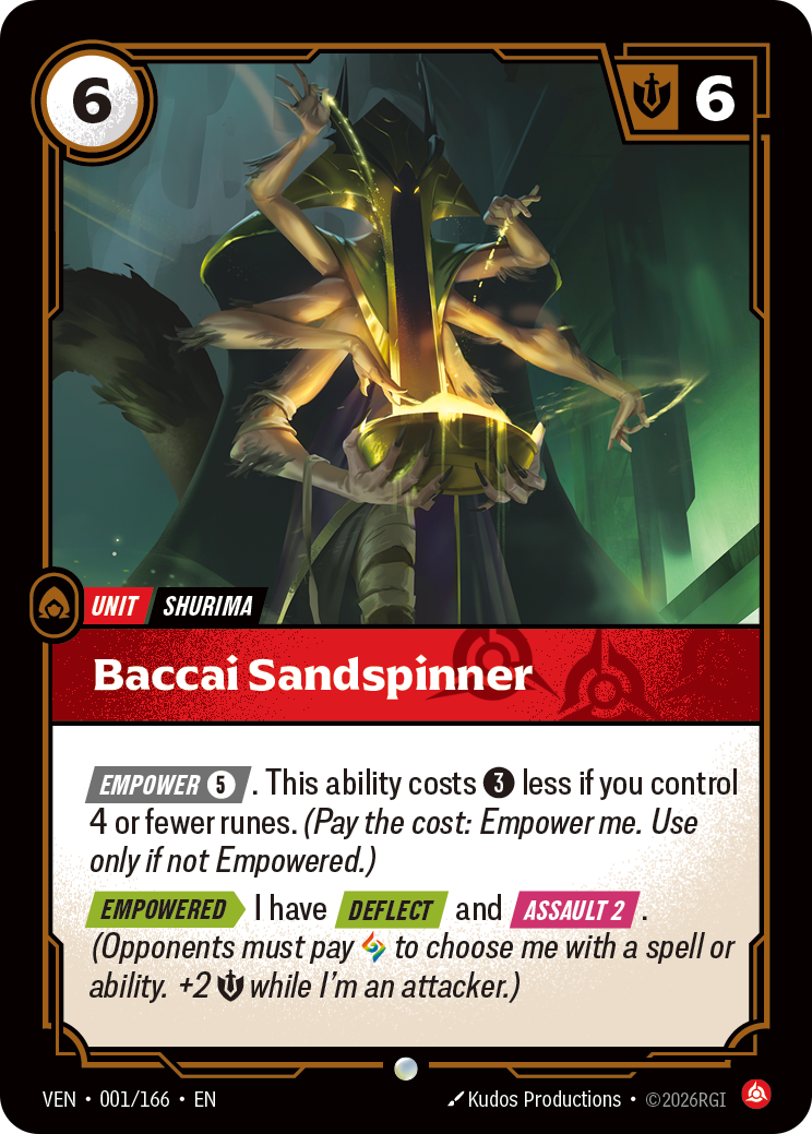 Riftbound Unit: Baccai Sandspinner
