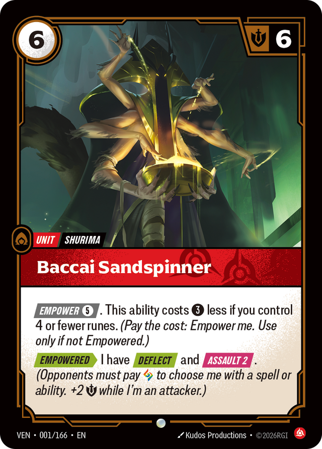 Riftbound Unit: Baccai Sandspinner
