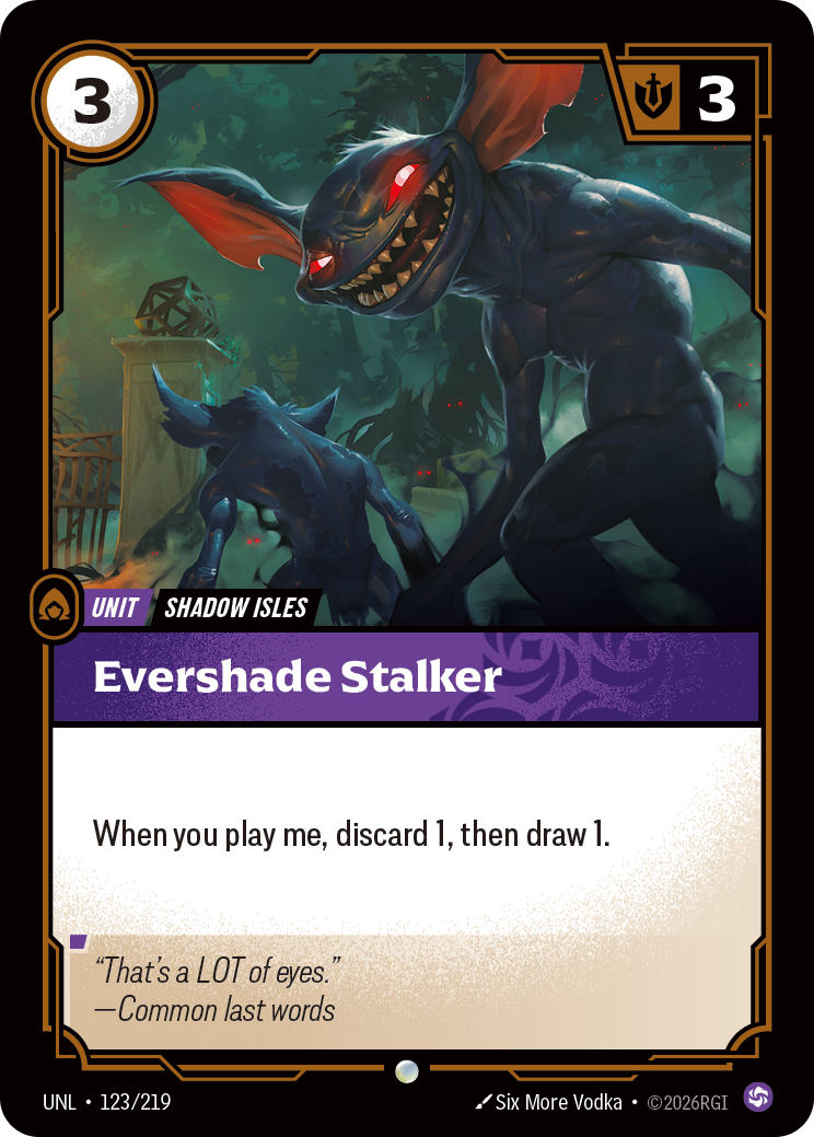Riftbound Unit: Evershade Stalker