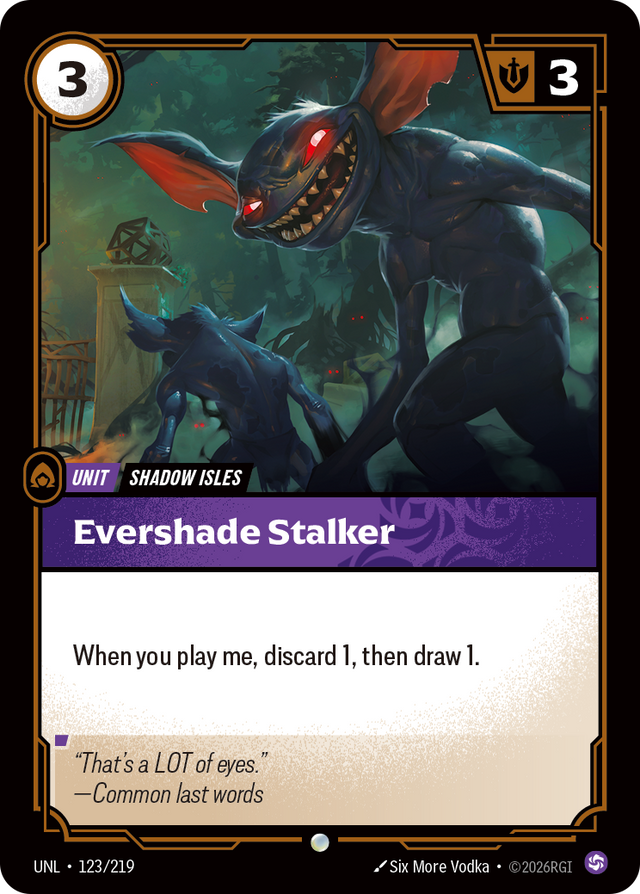 Riftbound Unit: Evershade Stalker