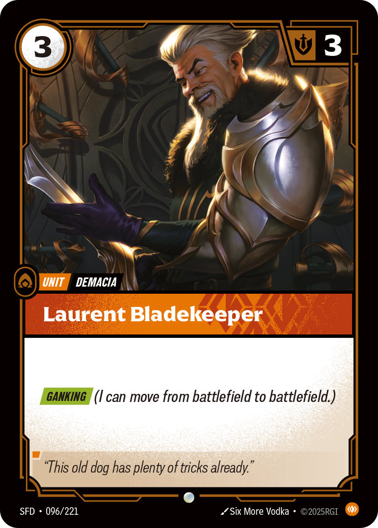 Riftbound Unit: Laurent Bladekeeper