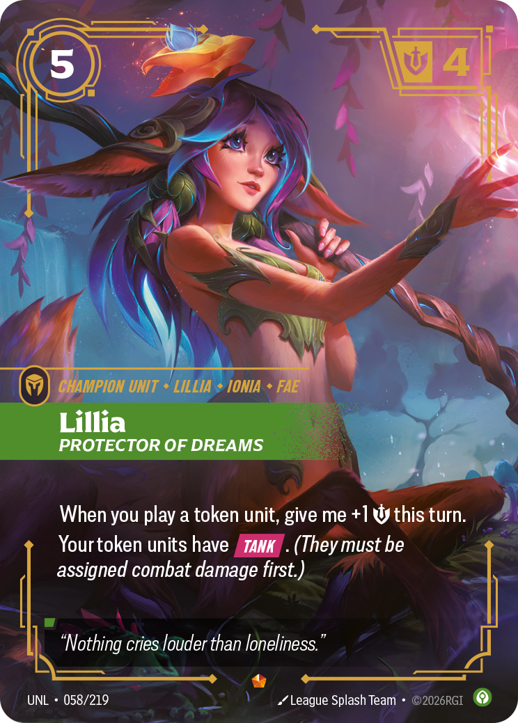 Riftbound Champion Unit: Lillia