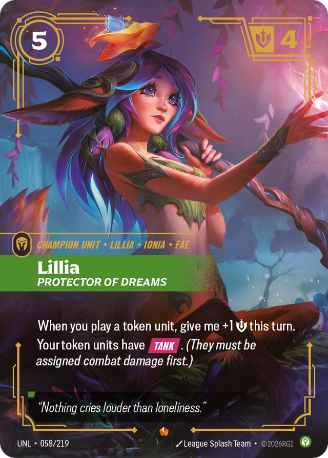 Riftbound Champion Unit: Lillia