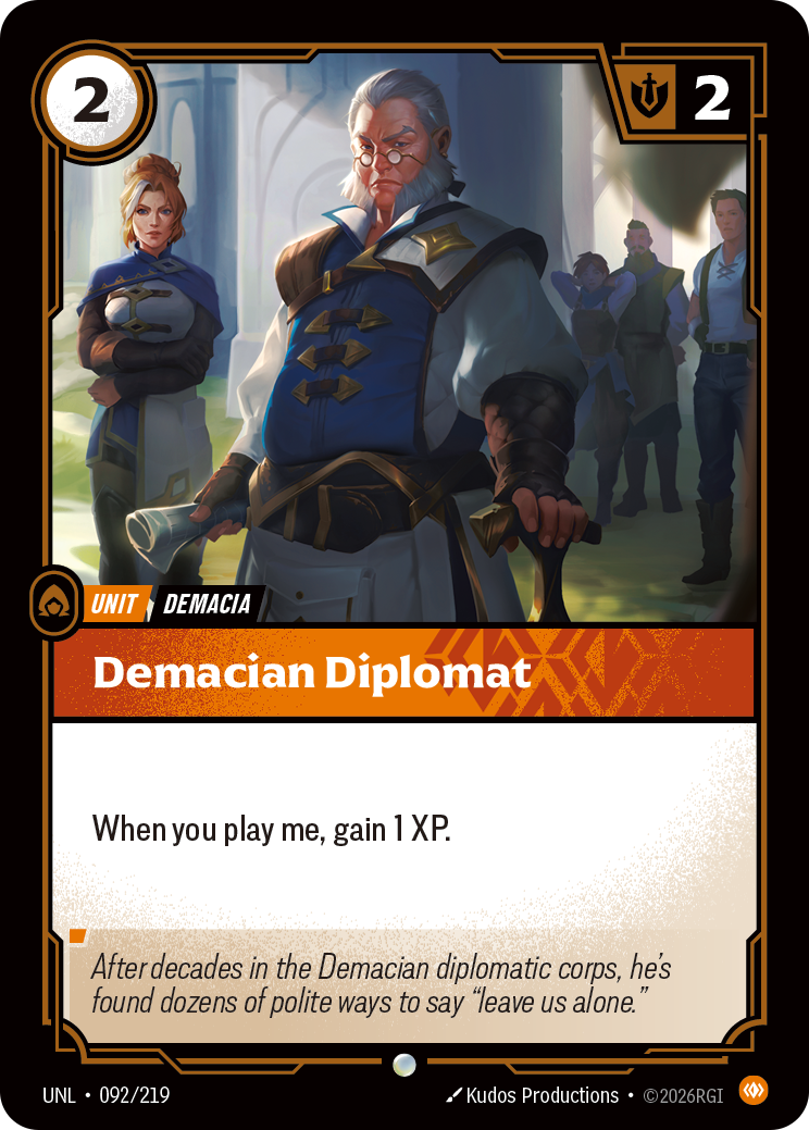 Riftbound Unit: Demacian Diplomat