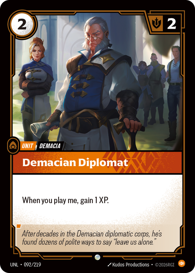 Riftbound Unit: Demacian Diplomat